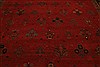 Gabbeh Red Hand Knotted 98 X 139 Area Rug 250-21345 Thumb 19