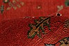 Gabbeh Red Hand Knotted 98 X 139 Area Rug 250-21345 Thumb 2