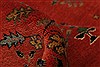 Gabbeh Red Hand Knotted 98 X 139 Area Rug 250-21345 Thumb 3