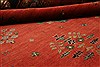 Gabbeh Red Hand Knotted 98 X 139 Area Rug 250-21345 Thumb 8