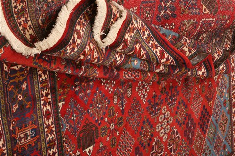 Maymeh Red Hand Knotted 86 X 125 Area Rug 100-21347 Image 9