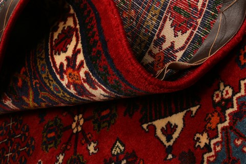 Maymeh Red Hand Knotted 86 X 125 Area Rug 100-21347 Image 12
