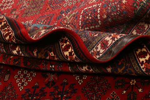 Maymeh Red Hand Knotted 86 X 125 Area Rug 100-21347 Image 14