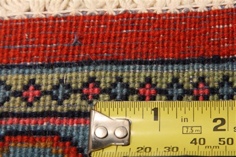 Sarouk Red Hand Knotted 82 X 116 Area Rug 100-21348 Image 20