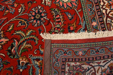 Sarouk Red Hand Knotted 82 X 116 Area Rug 100-21348 Image 24
