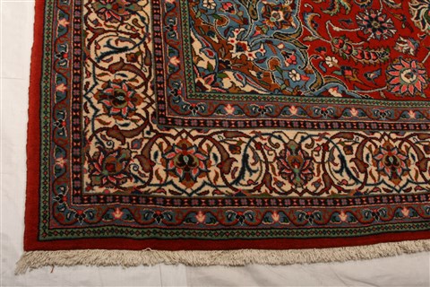 Sarouk Red Hand Knotted 82 X 116 Area Rug 100-21348 Image 27