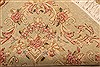 Kerman Beige Hand Knotted 88 X 117  Area Rug 100-21350 Thumb 29