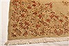 Kerman Beige Hand Knotted 88 X 117  Area Rug 100-21350 Thumb 1