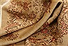 Kerman Beige Hand Knotted 88 X 117 Area Rug 100-21350 Thumb 7