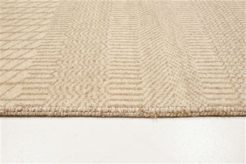 Modern Beige Hand Knotted 911 X 144 Area Rug 250-21353 Image 12