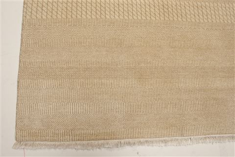 Modern Beige Hand Knotted 911 X 144 Area Rug 250-21353 Image 16
