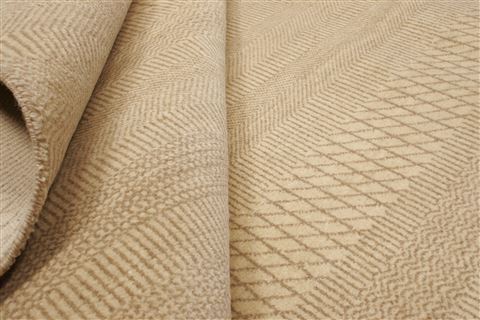 Modern Beige Hand Knotted 911 X 144 Area Rug 250-21353 Image 5