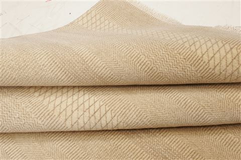 Modern Beige Hand Knotted 911 X 144 Area Rug 250-21353 Image 7