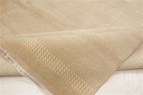 Modern Beige Hand Knotted 911 X 144 Area Rug 250-21353 Image 9