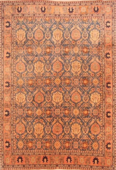 Pishavar Brown Hand Knotted 73 X 107 Area Rug 100-21356 Image 0