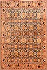 Pishavar Brown Hand Knotted 73 X 107  Area Rug 100-21356 Thumb 0