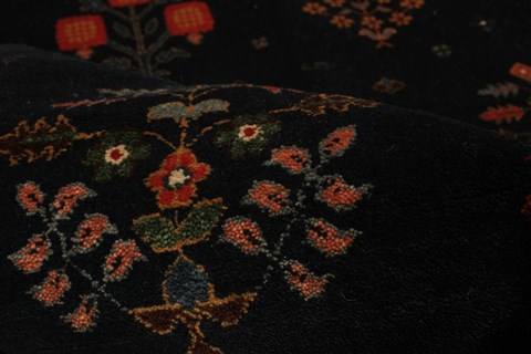 Gabbeh Blue Hand Knotted 910 X 139 Area Rug 250-21361 Image 3