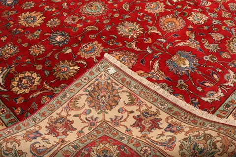 Tabriz Red Hand Knotted 811 X 121 Area Rug 100-21362 Image 25