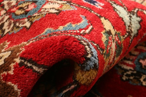 Tabriz Red Hand Knotted 811 X 121 Area Rug 100-21362 Image 2