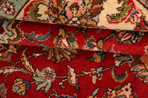 Tabriz Red Hand Knotted 811 X 121 Area Rug 100-21362 Image 11