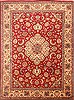 Tabriz Red Hand Knotted 811 X 121  Area Rug 100-21362 Thumb 0