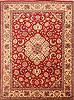 Tabriz Red Hand Knotted 811 X 121 Area Rug 100-21362 Thumb 0