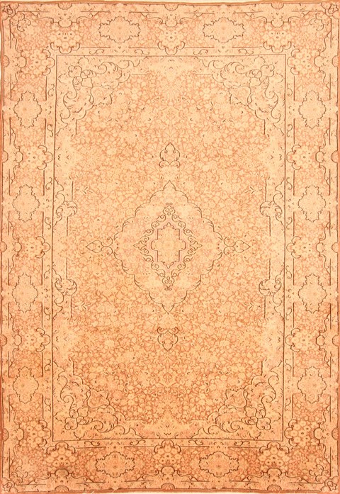Kerman White Hand Knotted 79 X 114 Area Rug 100-21364 Image 0