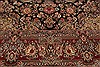 Pak-Persian Black Hand Knotted 100 X 139 Area Rug 250-21365 Thumb 17