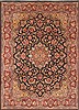 Pak-Persian Black Hand Knotted 100 X 139  Area Rug 250-21365 Thumb 0