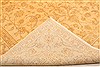 Kashan Yellow Hand Knotted 83 X 114 Area Rug 100-21366 Thumb 25