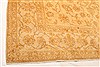 Kashan Yellow Hand Knotted 83 X 114 Area Rug 100-21366 Thumb 31