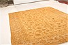 Kashan Yellow Hand Knotted 83 X 114 Area Rug 100-21366 Thumb 33