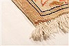 Kerman Beige Hand Knotted 84 X 101  Area Rug 100-21367 Thumb 32