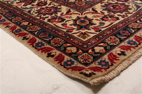 Mashad Red Hand Knotted 83 X 118 Area Rug 100-21368 Image 22