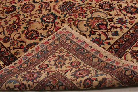 Mashad Red Hand Knotted 83 X 118 Area Rug 100-21368 Image 19