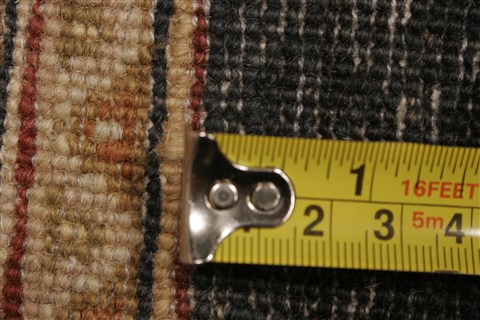 Kashan Black Hand Knotted 911 X 142  Area Rug 250-21369 Image 13