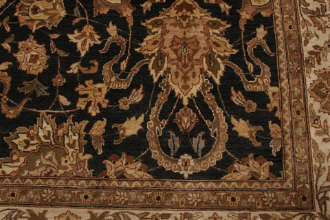 Kashan Black Hand Knotted 911 X 142  Area Rug 250-21369 Image 18