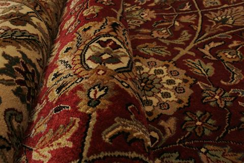 Tabriz Beige Hand Knotted 911 X 139 Area Rug 250-21370 Image 14