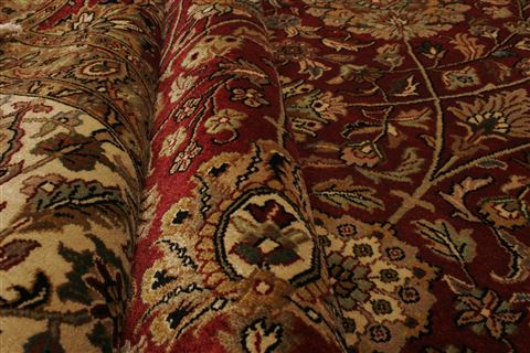 Tabriz Beige Hand Knotted 911 X 139 Area Rug 250-21370 Image 15