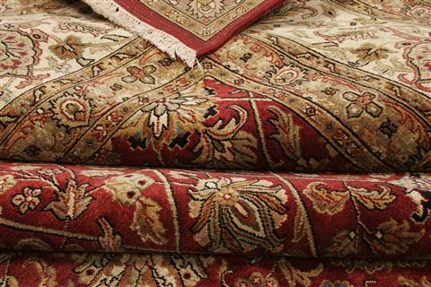 Tabriz Beige Hand Knotted 911 X 139 Area Rug 250-21370 Image 17