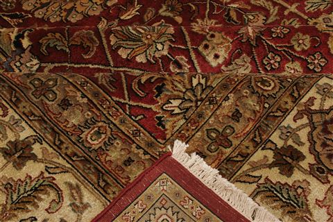 Tabriz Beige Hand Knotted 911 X 139 Area Rug 250-21370 Image 18