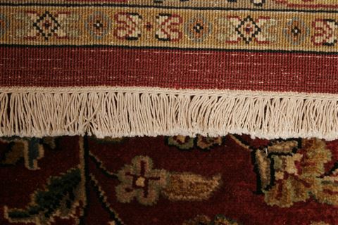 Tabriz Beige Hand Knotted 911 X 139 Area Rug 250-21370 Image 21