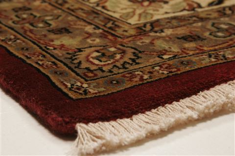 Tabriz Beige Hand Knotted 911 X 139 Area Rug 250-21370 Image 5