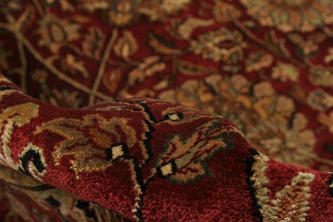 Tabriz Beige Hand Knotted 911 X 139 Area Rug 250-21370 Image 6