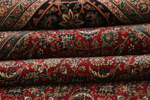 Herati Red Hand Knotted 100 X 143  Area Rug 250-21374 Image 12