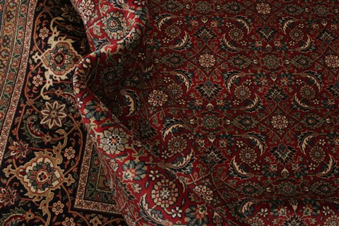 Herati Red Hand Knotted 100 X 143  Area Rug 250-21374 Image 7
