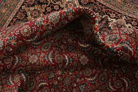 Herati Red Hand Knotted 100 X 143  Area Rug 250-21374 Image 8