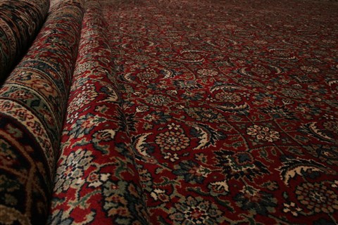 Herati Red Hand Knotted 100 X 143  Area Rug 250-21374 Image 9