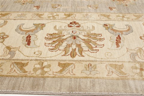 Ziegler Grey Hand Knotted 100 X 142 Area Rug 250-21377 Image 14