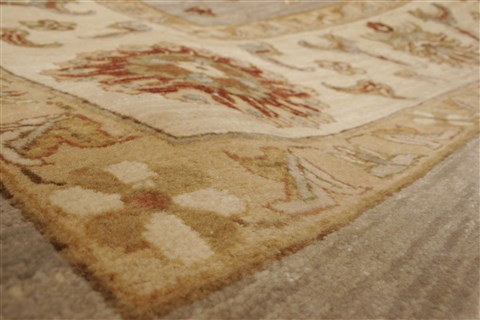 Ziegler Grey Hand Knotted 100 X 142 Area Rug 250-21377 Image 15